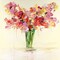 Vase Of Red And Pink Poster Print by Emma Bell - Item # VARPDXPOD60392